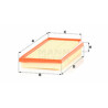 Filtro de ar MANN-FILTER C 36 016