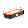 Filtro de ar MANN-FILTER C 37 009