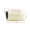 Filtro de ar MANN-FILTER C 38 011