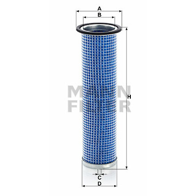 Filtro de ar suplementar MANN-FILTER CF 75/1 x