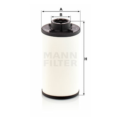 Filtro hidráulico, transmissão automática MANN-FILTER H 6003 z