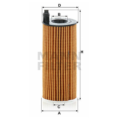 Filtro de óleo MANN-FILTER HU 6014/1 z