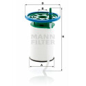 Filtro de combustível MANN-FILTER PU 7015