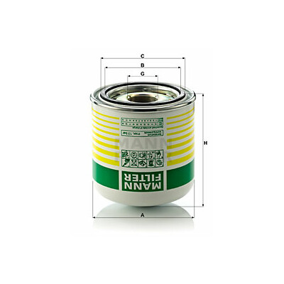 Cartucho secador de ar, sistema de ar comprimido MANN-FILTER TB 1364 x