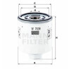 Filtro de óleo MANN-FILTER W 7038