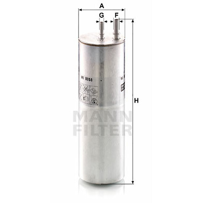 Filtro de combustível MANN-FILTER WK 8058