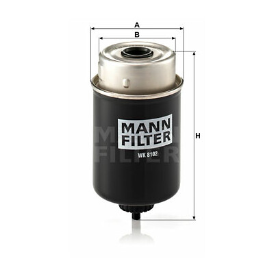 Filtro de combustível MANN-FILTER WK 8102