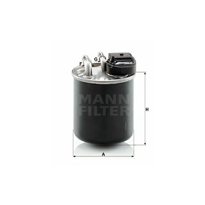 Filtro de combustível MANN-FILTER WK 820/20