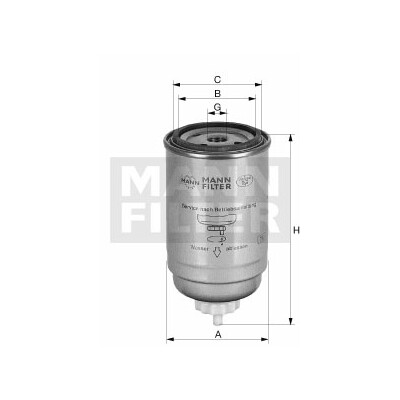 Filtro de combustível MANN-FILTER WK 9029