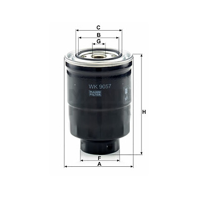 Filtro de combustível MANN-FILTER WK 9057 z