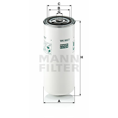 Filtro de combustível MANN-FILTER WK 962/7