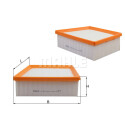 Filtro de ar MAHLE ORIGINAL LX 4638