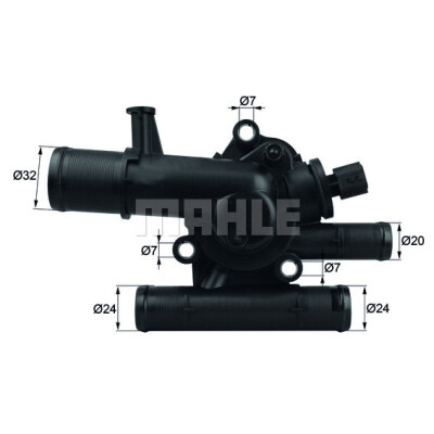 Termostato, refrigerante MAHLE ORIGINAL TI 214 89