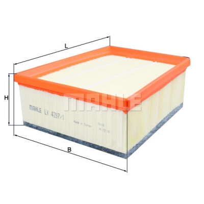 Filtro de ar MAHLE ORIGINAL LX 4297/1