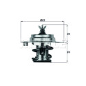 Termostato, refrigerante MAHLE ORIGINAL TX 7 83D