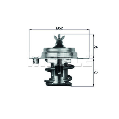 Termostato, refrigerante MAHLE ORIGINAL TX 7 83D