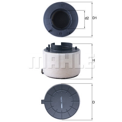Filtro de ar MAHLE ORIGINAL LX 4249