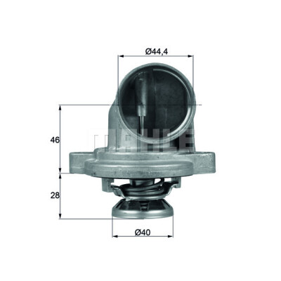 Termostato, refrigerante MAHLE ORIGINAL TI 23 80