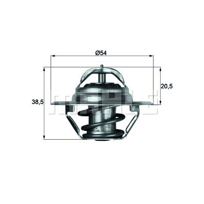 Termostato, refrigerante MAHLE ORIGINAL TX 3 87D
