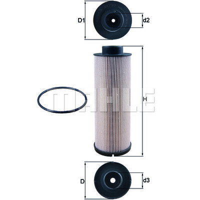 Filtro de combustível MAHLE ORIGINAL KX 73/1D