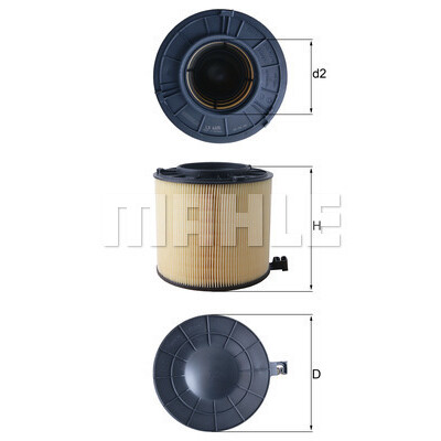 Filtro de ar MAHLE ORIGINAL LX 4406