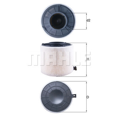 Filtro de ar MAHLE ORIGINAL LX 4407