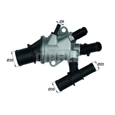 Termostato, refrigerante MAHLE ORIGINAL TI 170 88