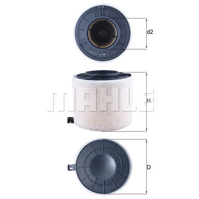 Filtro de ar MAHLE ORIGINAL LX 4410