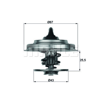 Termostato, refrigerante MAHLE ORIGINAL TX 18 79D