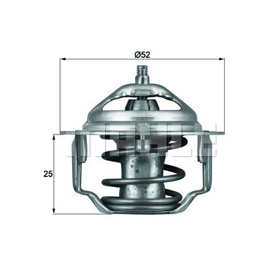 Termostato, refrigerante MAHLE ORIGINAL TX 64 82