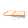 Filtro de ar MAHLE ORIGINAL LX 4632