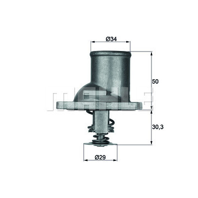 Termostato, refrigerante MAHLE ORIGINAL TI 1 92