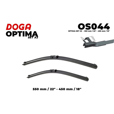 Palhetas de limpador de para-brisa DOGA OS044