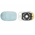 Vidro de espelho, espelho retrovisor exterior