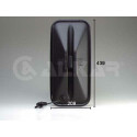 Espelho retrovisor exterior, cabina