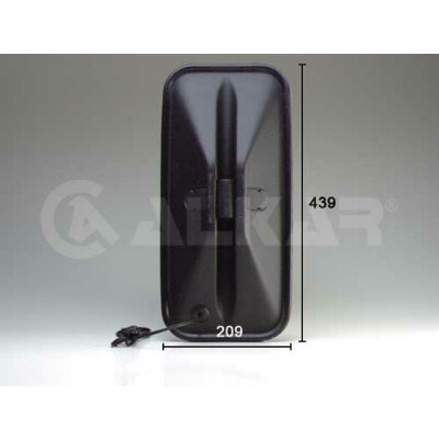 Espelho retrovisor exterior, cabina