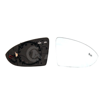 Vidro de espelho, espelho retrovisor exterior