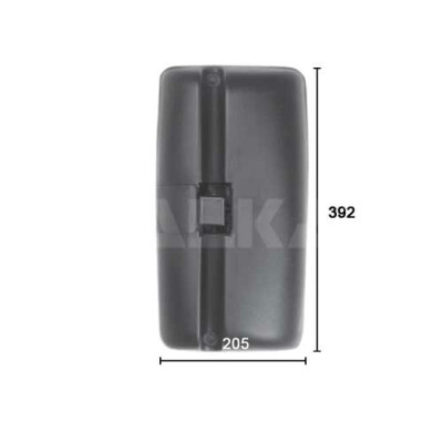 Espelho retrovisor exterior, cabina