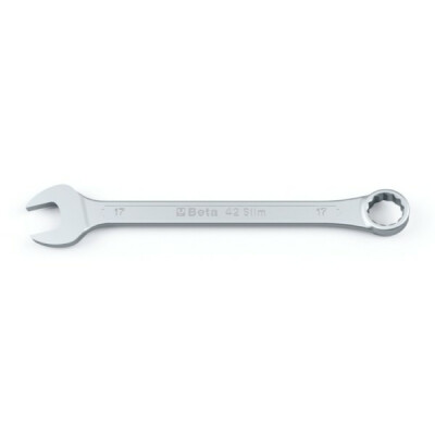 Chave combinada com garfo rebaixado e cromado poligonal deslocado 15 X 15 MM diâmetro 32,7 MM
