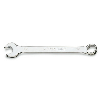 Chave combinada com uma extremidade fixa e uma estrela deslocada cromado brilhante 12 x 12 MM diâmetro 18,2 MM