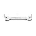 Chave de boca dupla em cromo brilhante de 18 x 19 mm