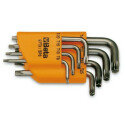Conjunto de 8 Chaves de Deslocamento para Parafusos de Cabeça Torx(R) com Suporte