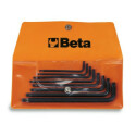 Conjunto de 8 chaves de cabeça esférica para parafusos de cabeça Torx® em envelope