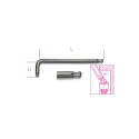 Chave de deslocamento de cabeça esférica, modelo longo, para parafusos de cabeça cilíndrica Torx® T30