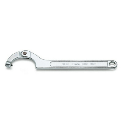 Chave de gancho articulada com ponta para porcas com furo de manobra 120-180 MM