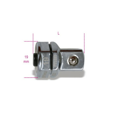 Adaptador de liberação rápida 1/2 para chaves de catraca de 19 mm