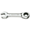 Chave combinada curta com catraca 8 x 8 MM diâmetro 17,5 MM