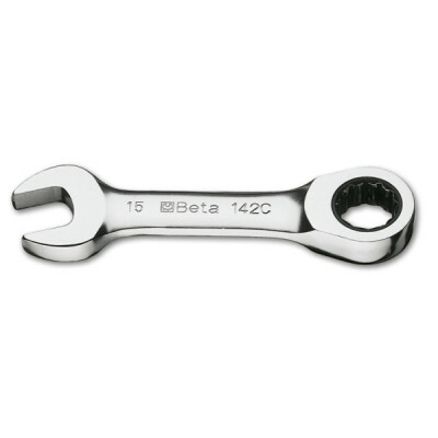 Chave combinada curta com catraca 8 x 8 MM diâmetro 17,5 MM