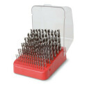 Conjunto de brocas em caixa