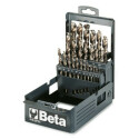 Conjunto de brocas em caixa